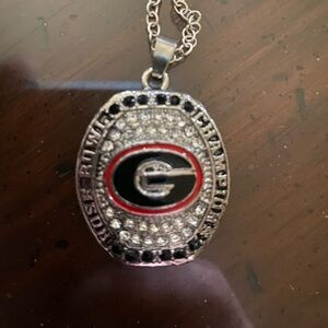 University of Georgia Pendant and Chain